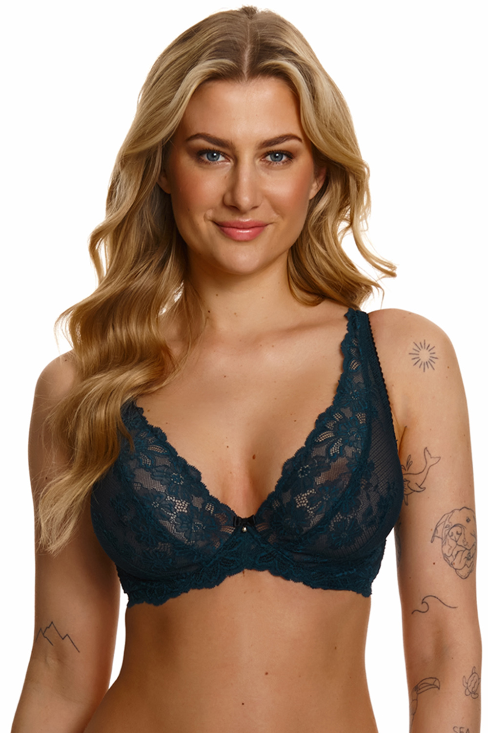 Podprsenka Lupoline 2410 Barva: Tyrkysová, Velikost: 65D