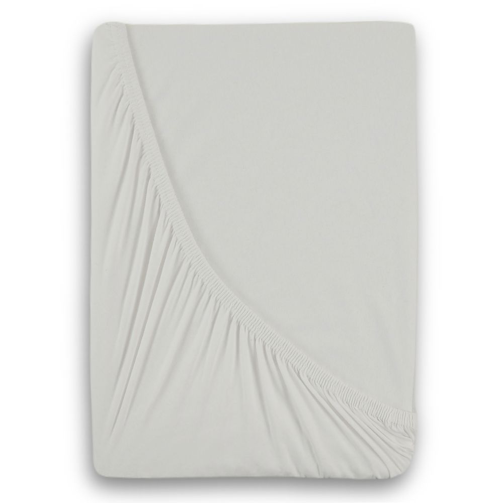 Kvalitex Jersey prostěradlo s lycrou jednolůžko 90x200cm bílé