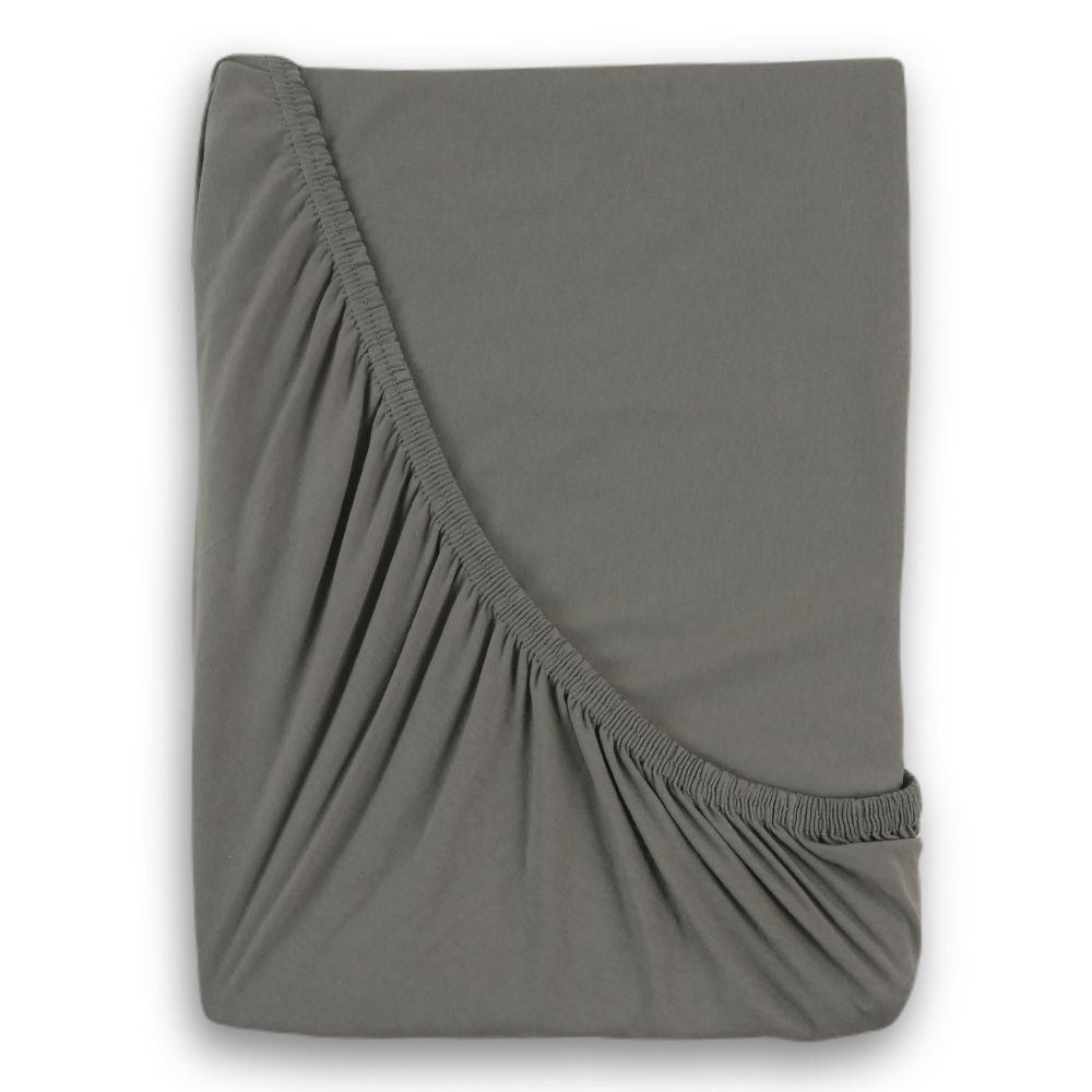 Kvalitex Jersey prostěradlo s lycrou 180x200cm tmavě šedé