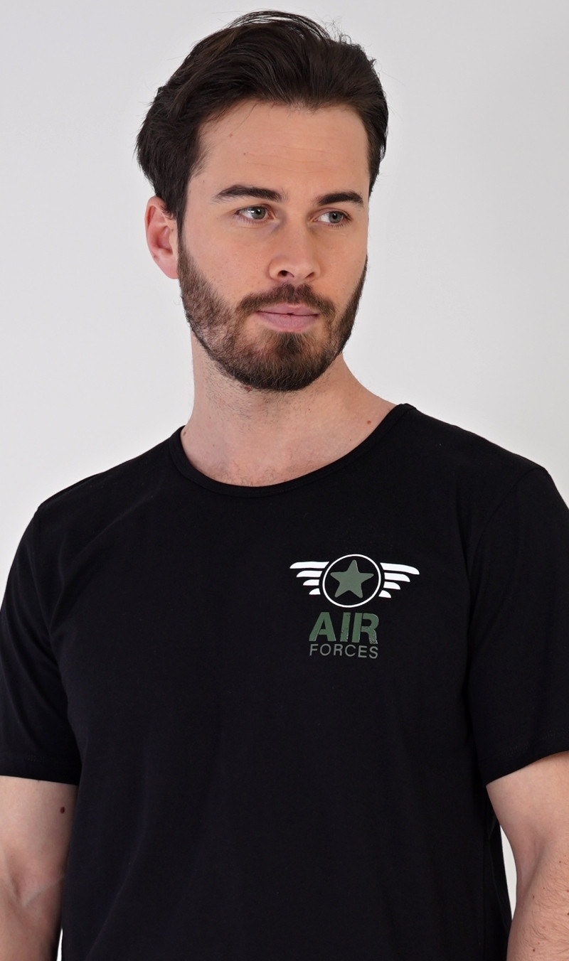 Levně Vienetta MAN Pánské pyžamo dlouhé Air forces
