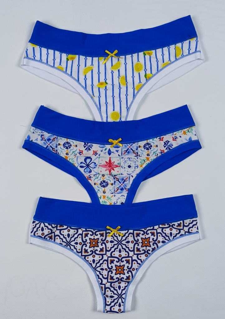 DÁMSKÉ BRAZILKY LOVELYGIRL 6621D Barva: Vícebarevná, Velikost: L