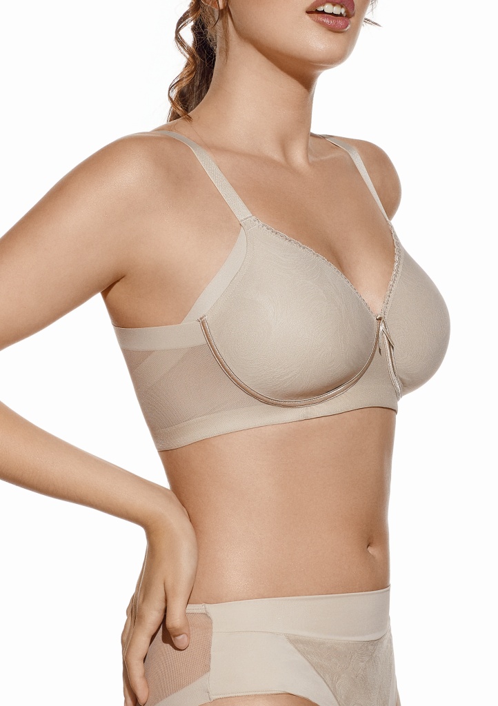 Dámská podprsenka Selene Nadia Barva: Tělová, Velikost: 80C