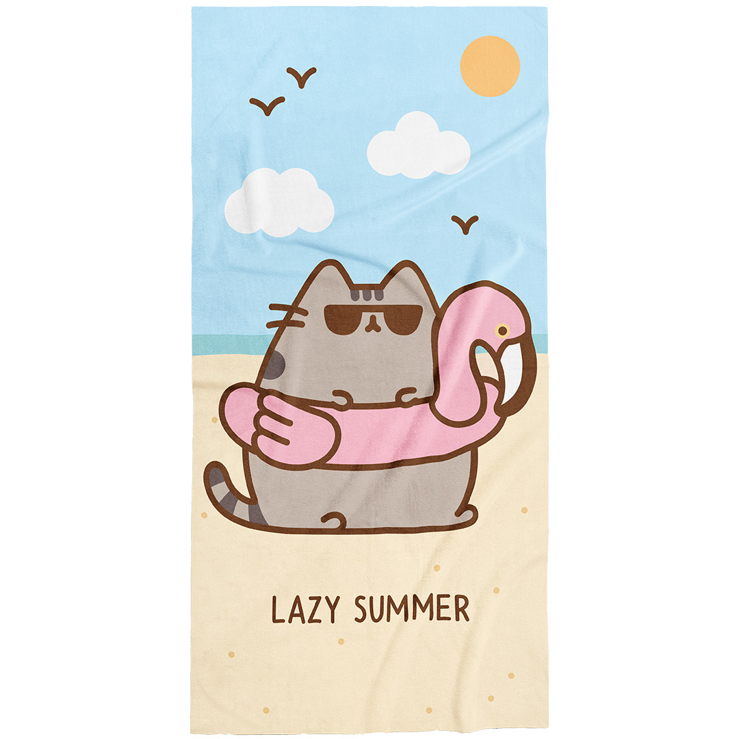 Carbotex Dětská osuška Kočička Pusheen Mňaumózní Dovolená