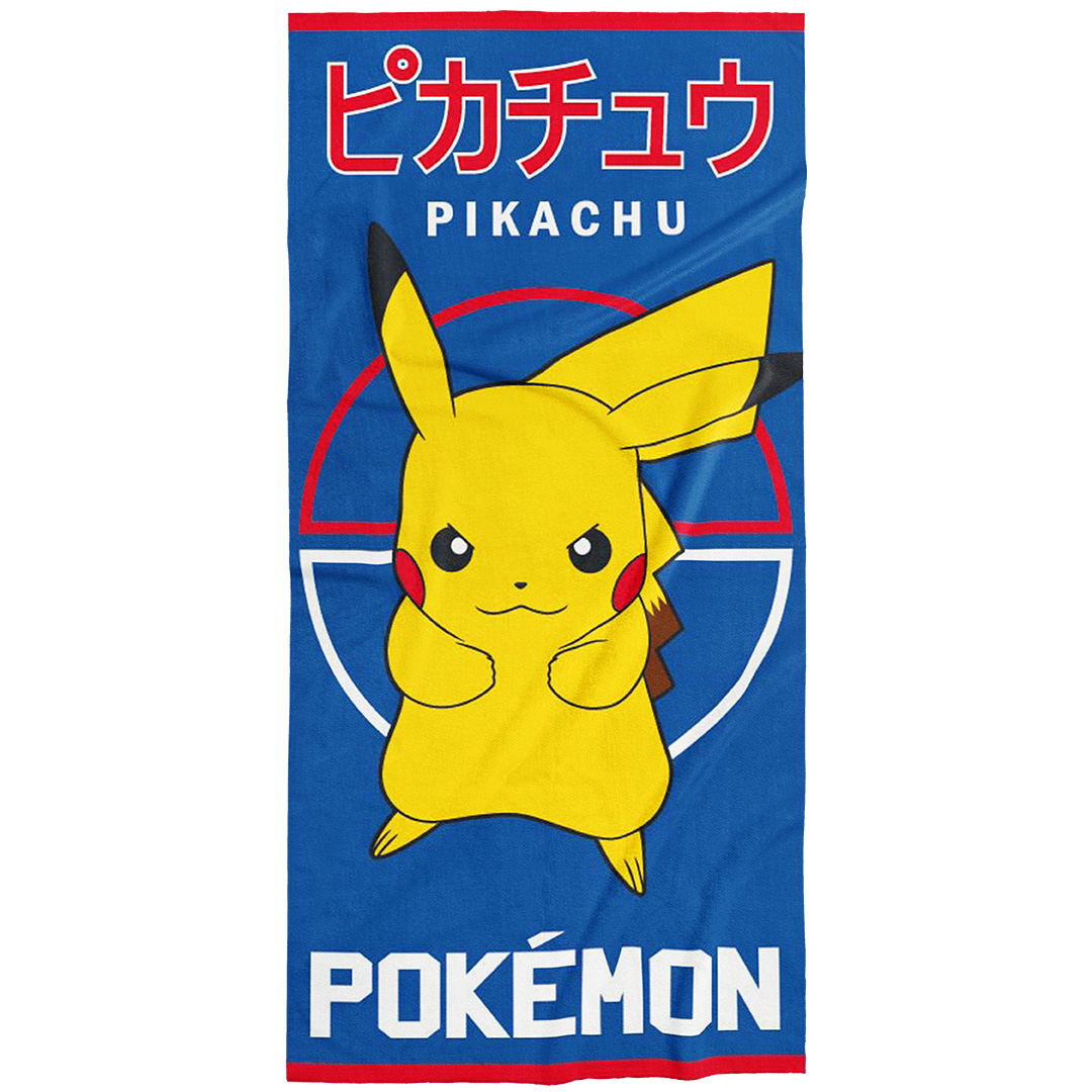 Carbotex Dětská osuška Pokémon Pikachu Bleskový Útok