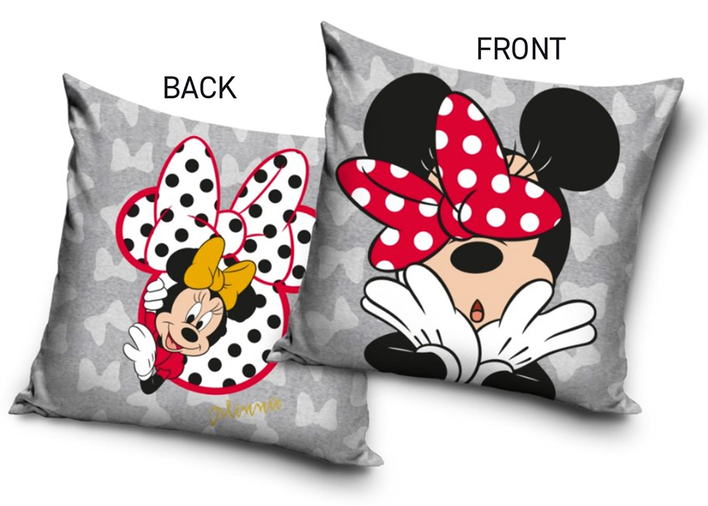 Levně Carbotex Dětský polštářek Minnie Šedá Kráska