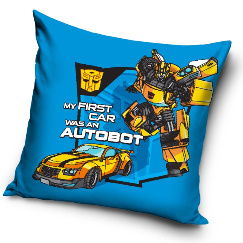 Levně Carbotex Dětský polštářek Transformers Bumblebee