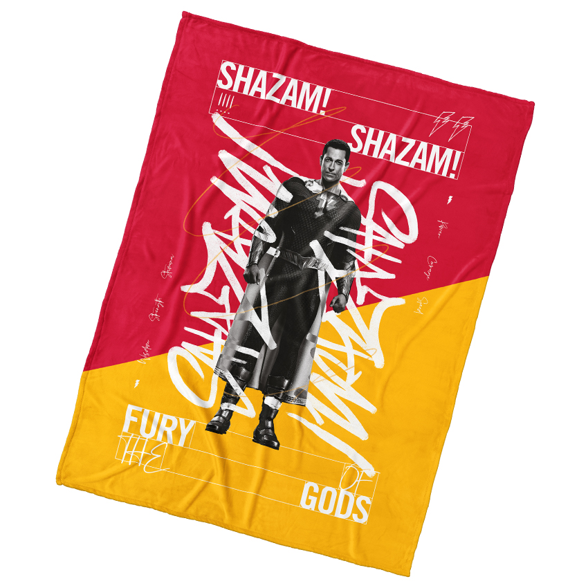 Carbotex Mikroplyšová deka Shazam Hněv bohů 150x200 cm