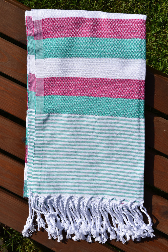 TipTrade s.r.o. Peshtemal osuška Honeycomb Zelená