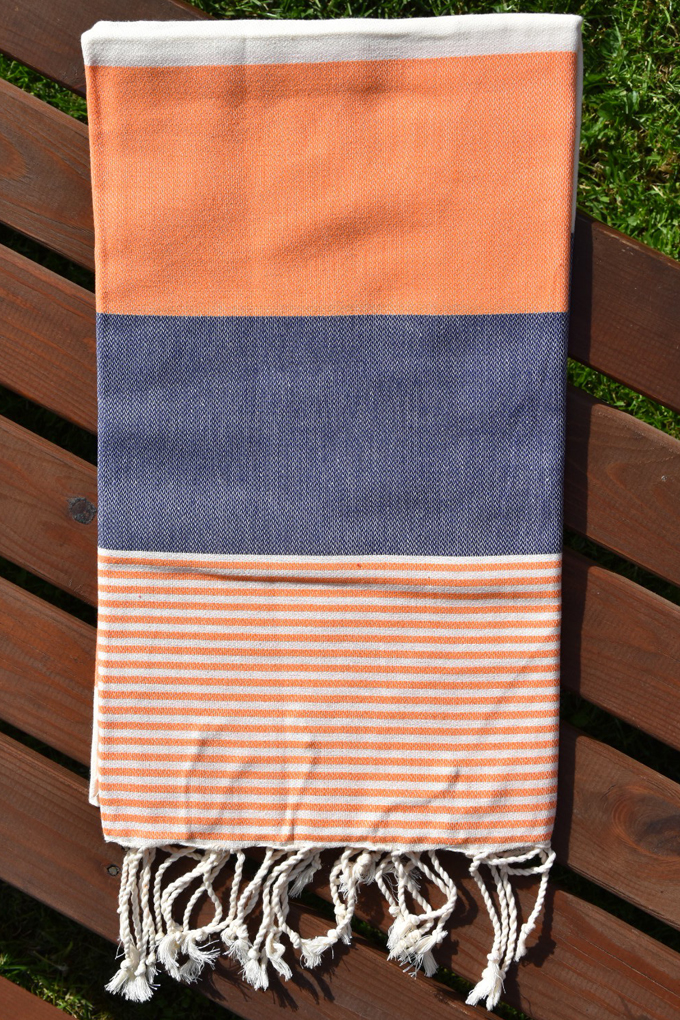 TipTrade s.r.o. Peshtemal osuška Rainbow Oranžová