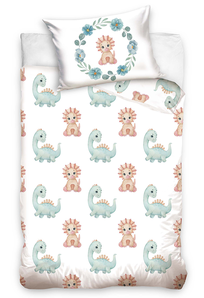Carbotex Povlečení do postýlky Dobrou noc Dino