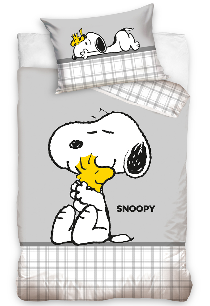 Carbotex Povlečení do postýlky Snoopy Nejlepší Kamarádi