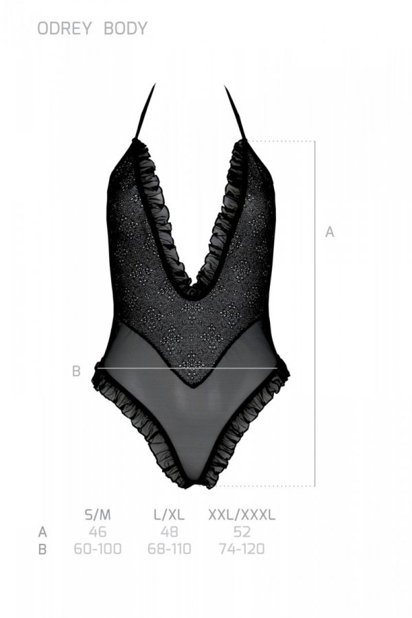 Body Avanua Odrevia body black Barva: Černá, Velikost: S/M (obrázek 4)
