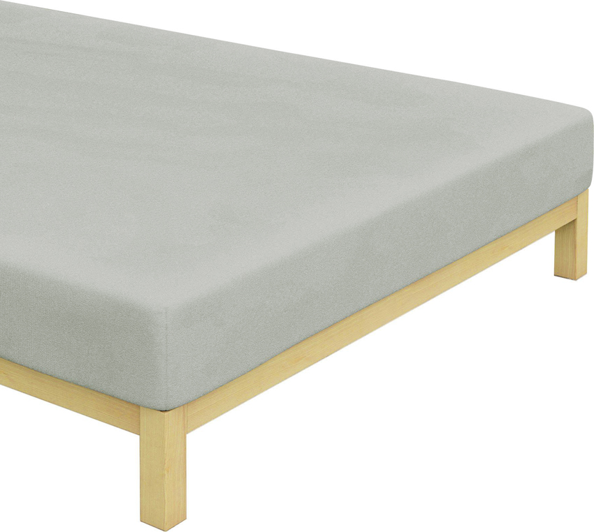 TipTrade s.r.o. Froté prostěradlo Šedé Varianta: Rozměr: 90x200 cm