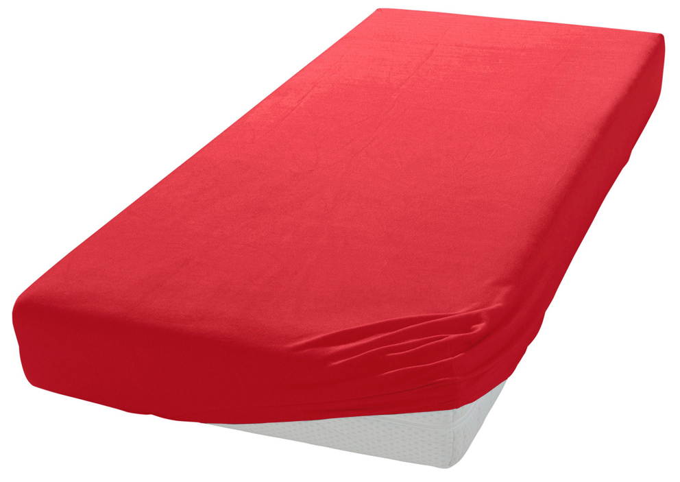 Carbotex Jersey prostěradlo Červené Dreamee Varianta: Rozměr: 180x200 cm