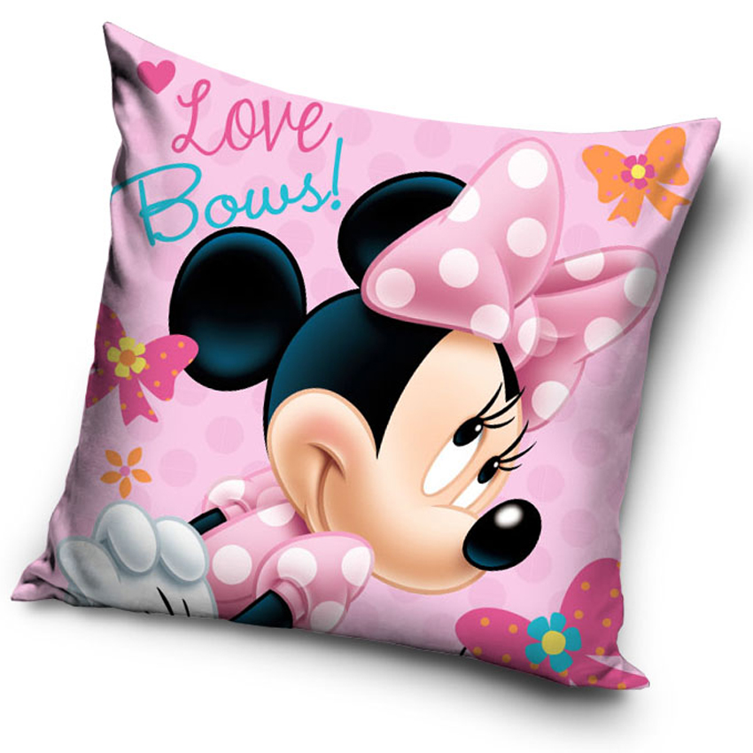 Levně Carbotex Dětský polštářek Minnie Love Bows