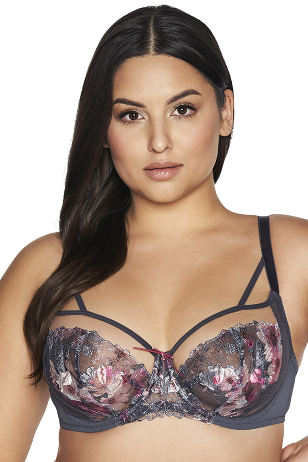 Podprsenka Ava 2123 Romance Barva: Šedá, Velikost: 90D