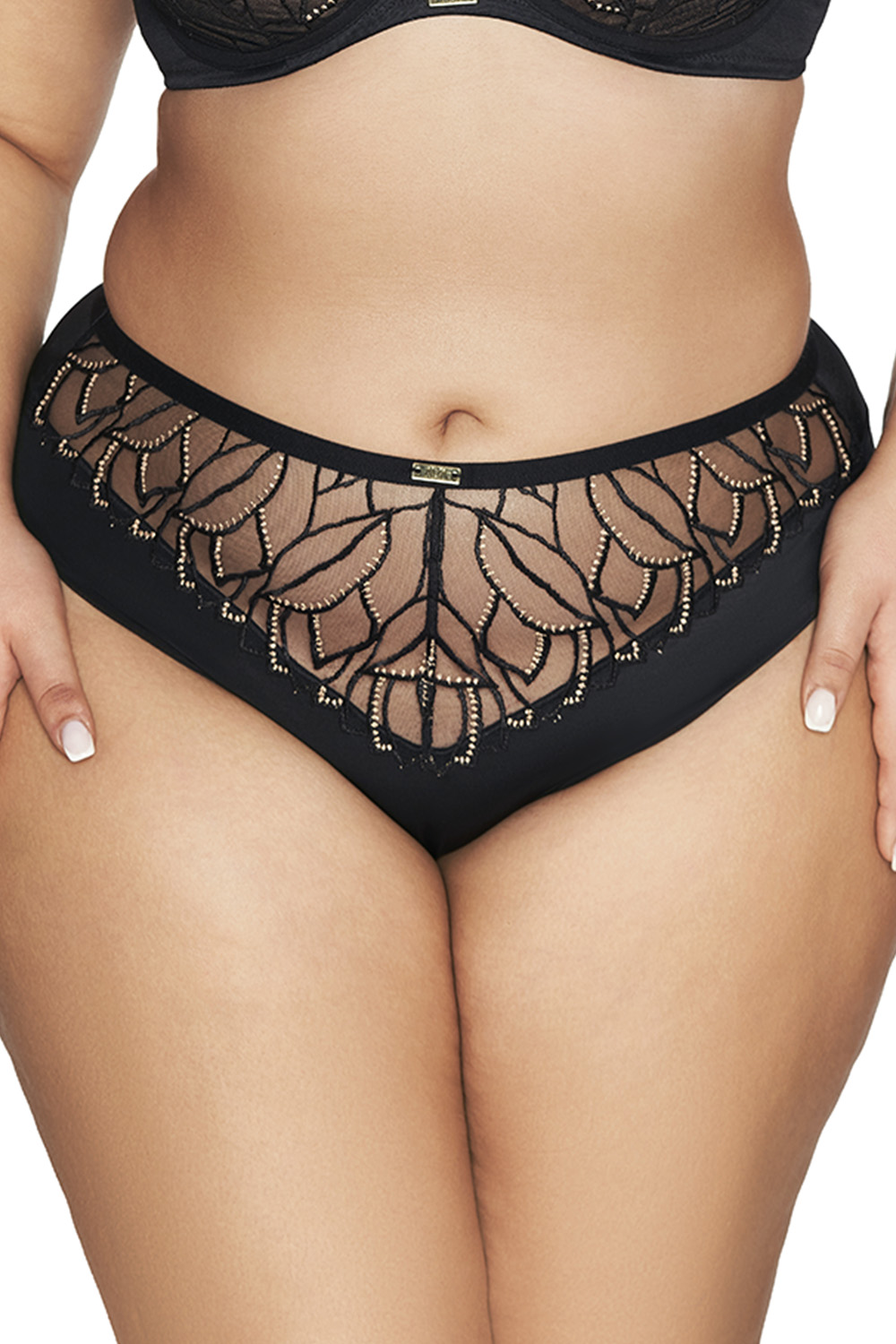 Brazilky Ava 2114/B Miray Barva: Černá, Velikost: L