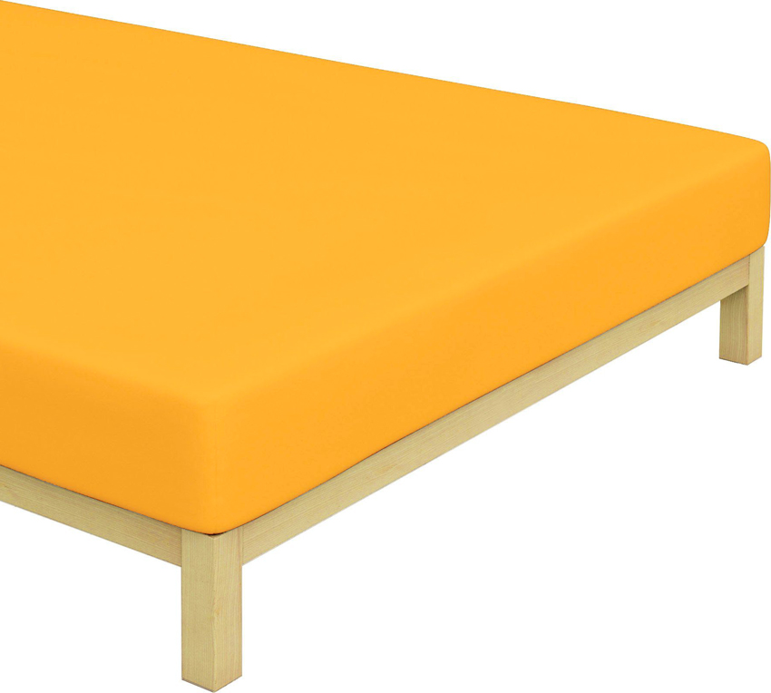 TipTrade s.r.o. Jersey prostěradlo Sytě Žluté Varianta: Rozměr: 90x200 cm