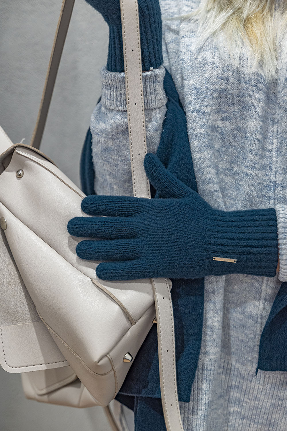 Rukavice Vivisence 7201 Barva: Modrá - tmavě, Velikost: UNI