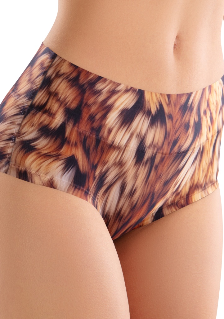 Dámské kalhotky MEMÉME Hi-briefs Wildlife Linx Barva: Vícebarevná, Velikost: S