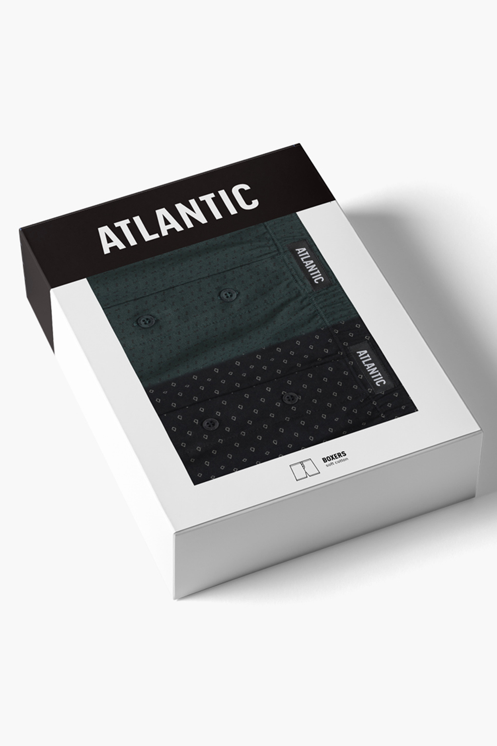Trenýrky Atlantic 2MBX-059 2 pcs Barva: Černá, Velikost: S (obrázek 4)