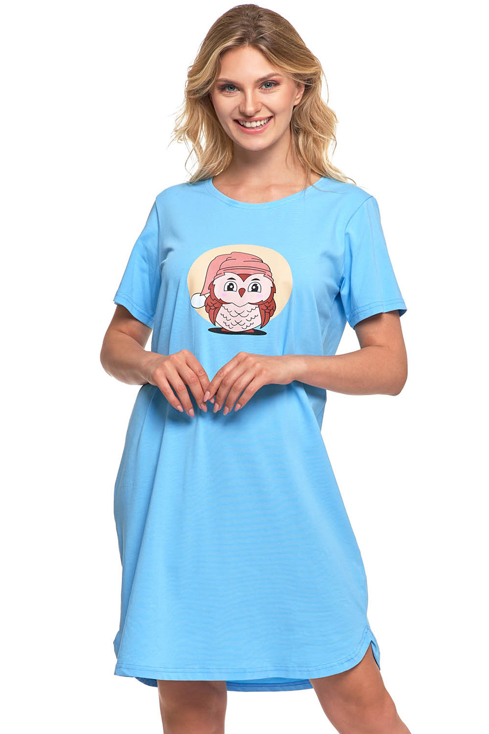 Noční košile Moraj PDK3000-015 Barva: Modrá, Velikost: M