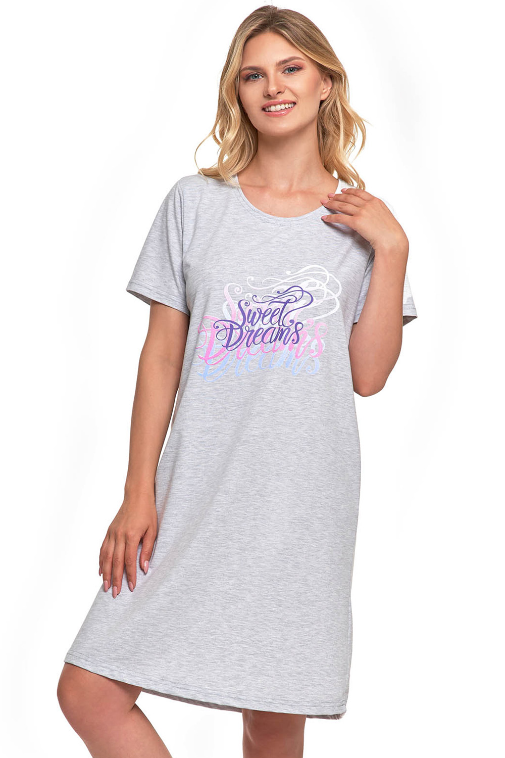 Noční košile Moraj PDK3000-016 Barva: Šedá, Velikost: M