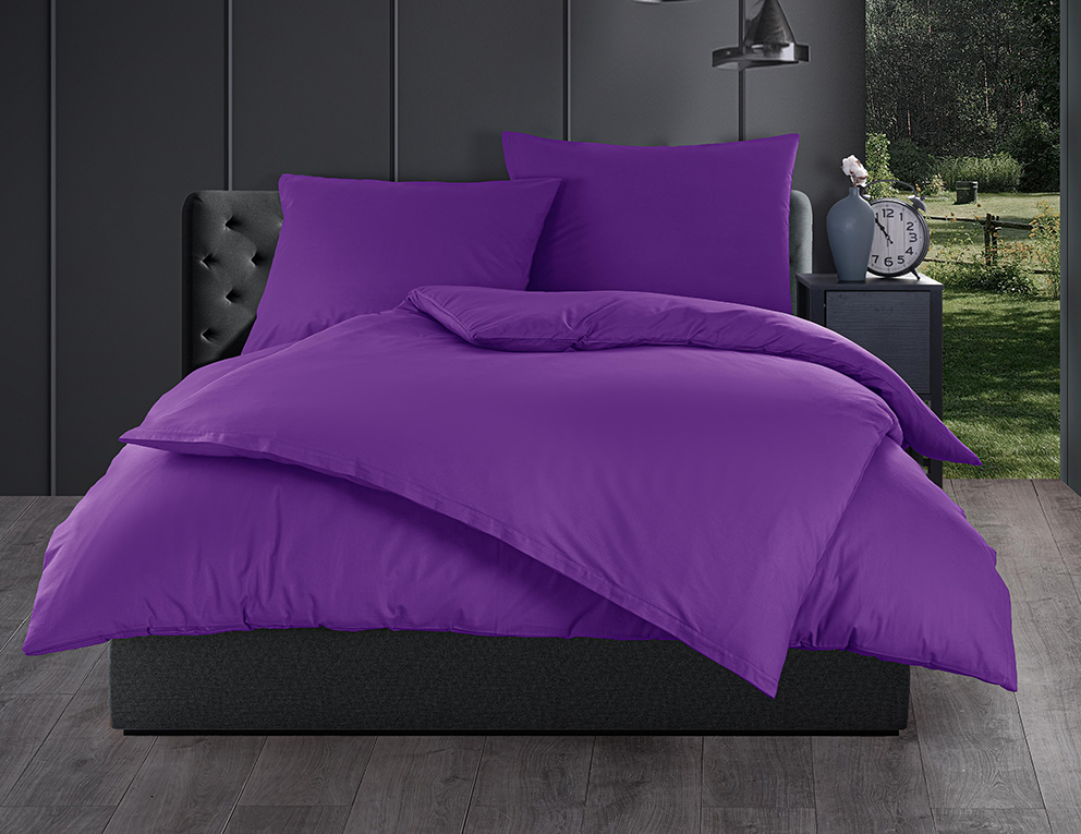 TipTrade s.r.o. Bavlněné povlečení Color Fialové