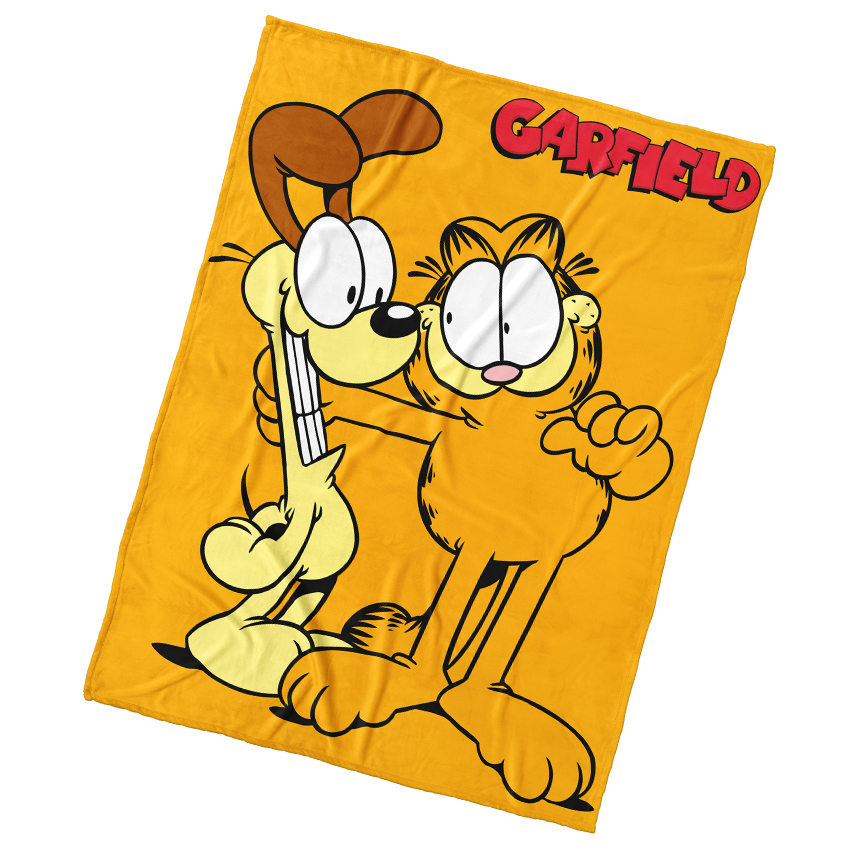 Carbotex Dětská deka Garfield a kamarád Odie 150x200 cm