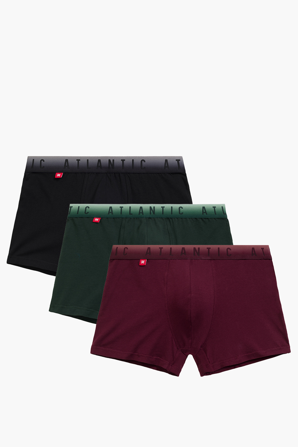 Boxerky Atlantic 3MH-052 3 pcs Barva: Černá, Velikost: 2XL