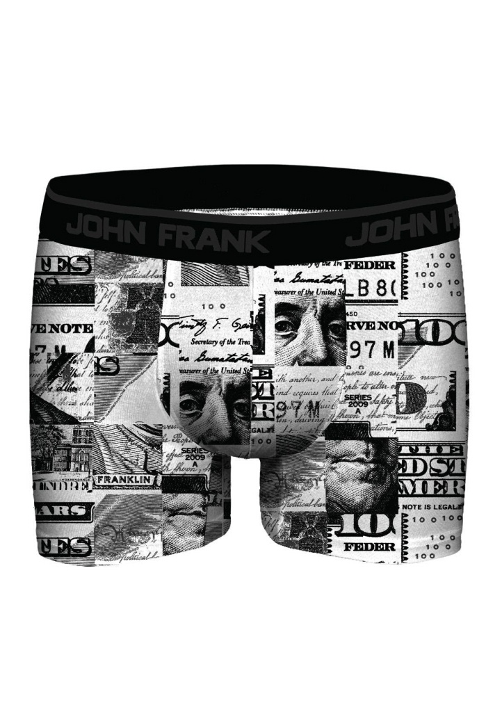 Pánské boxerky John Frank JFBDMOD100 Barva: Vícebarevná, Velikost: XL