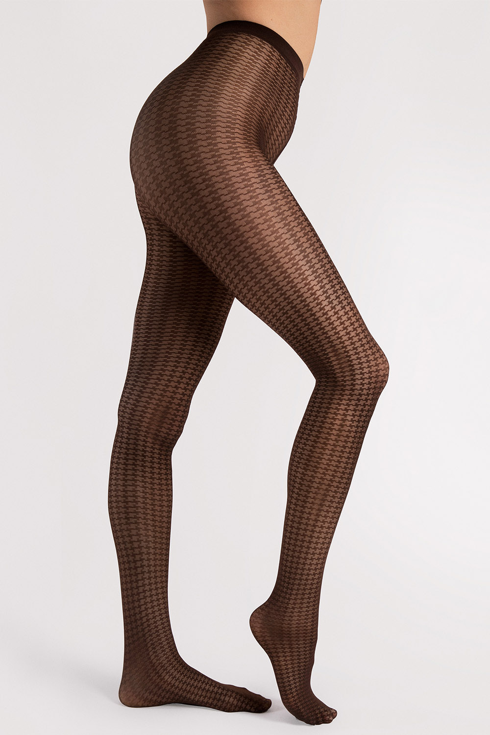 Silonkové punčocháče Fiore Ufficio 30 DEN G6117 Barva: Hnědá, Velikost: 4-L