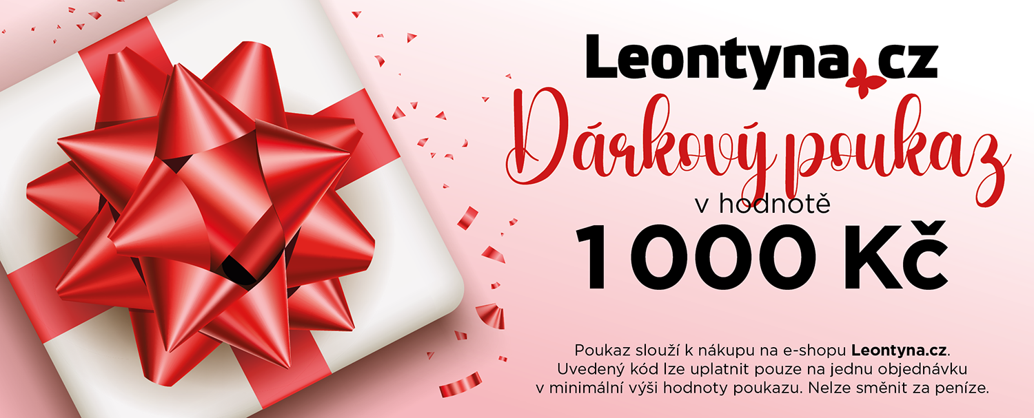 Leontyna Dárkový poukaz v hodnotě 1000 Kč