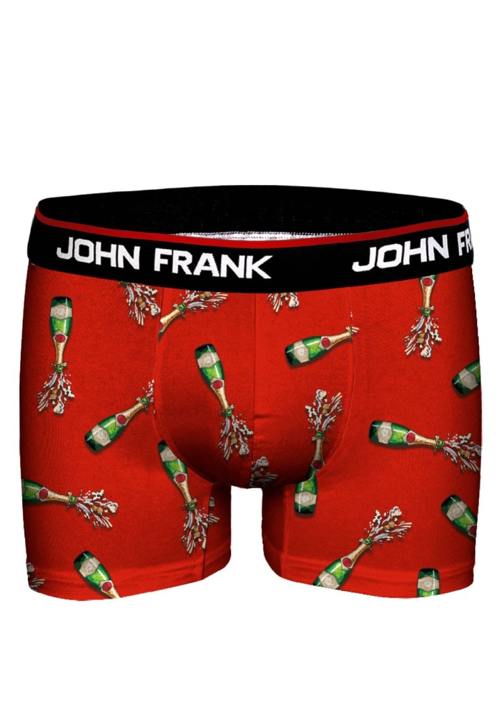 Pánské boxerky JOHN FRANK JFBD45-CH Barva: Vícebarevná, Velikost: M