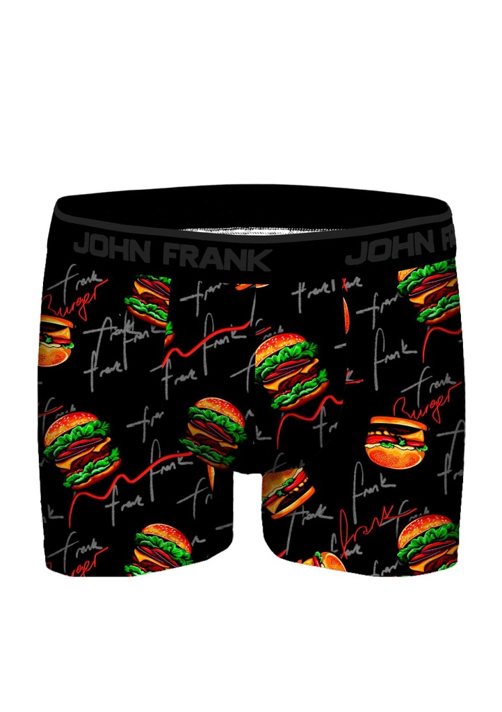 Pánské boxerky John Frank JFBD361 Barva: Černá, Velikost: XXL