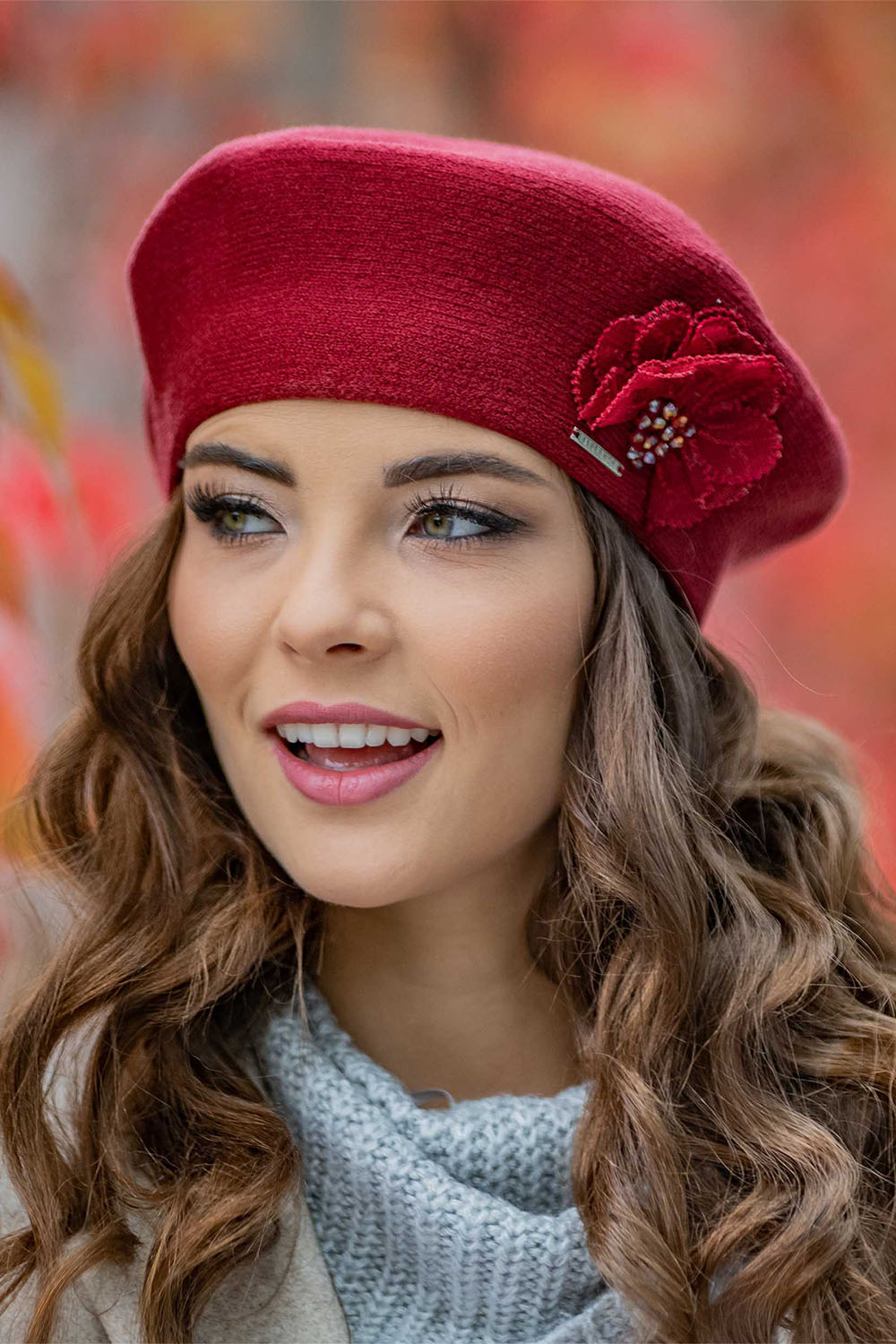 Baret Vivisence 7036 - výprodej Barva: Bordó, Velikost: UNI