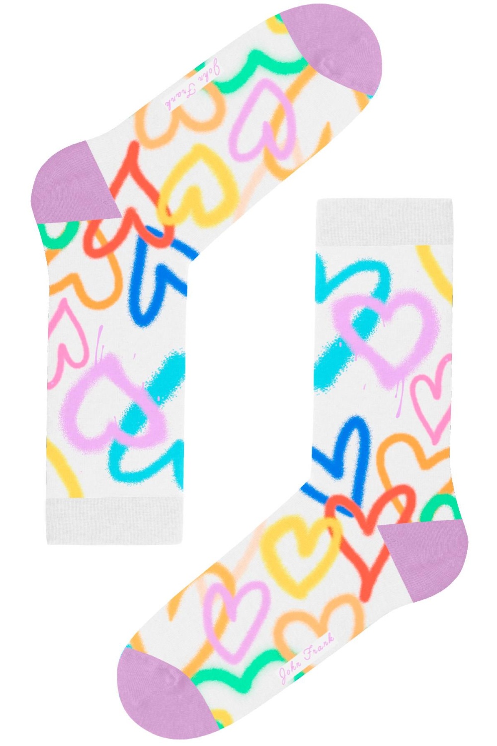 Dámské ponožky John Frank WJFLSFUN63 Barva: Smetanová, Velikost: UNI