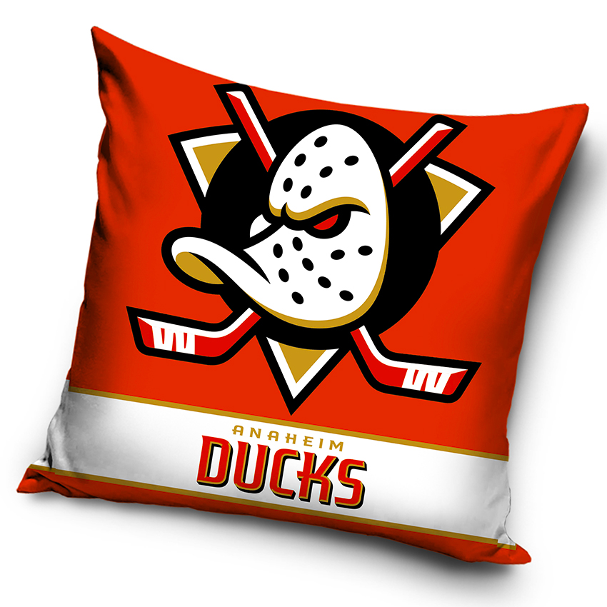 TipTrade s.r.o. Polštářek NHL Anaheim Ducks Orange Mask
