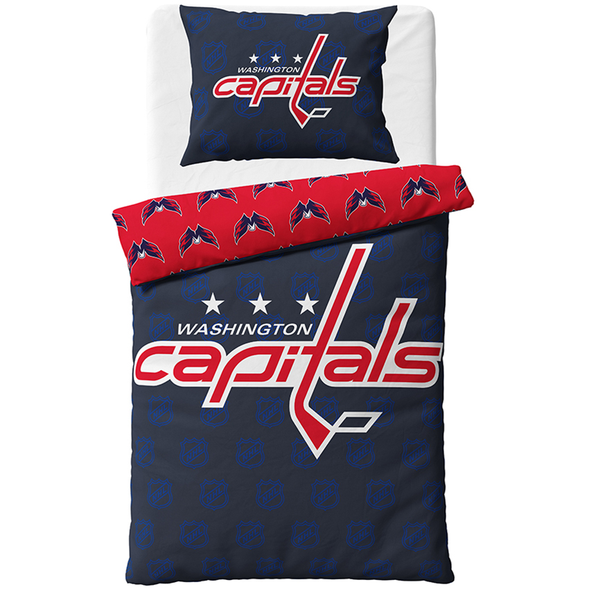 TipTrade s.r.o. Hokejové povlečení NHL Washington Capitals Shields Varianta: Velikost: 140x200 + 70x90 cm
