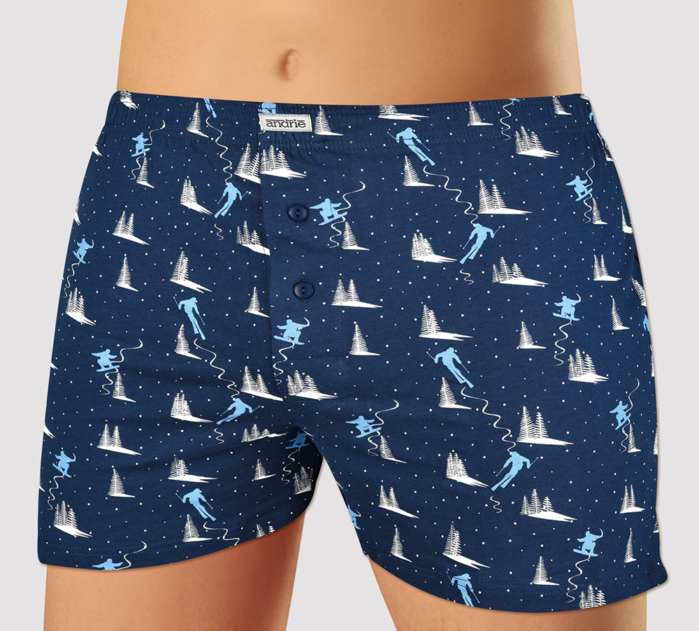 Trenýrky Andrie PS 5845 Barva: Modrá - tmavě, Velikost: 2XL