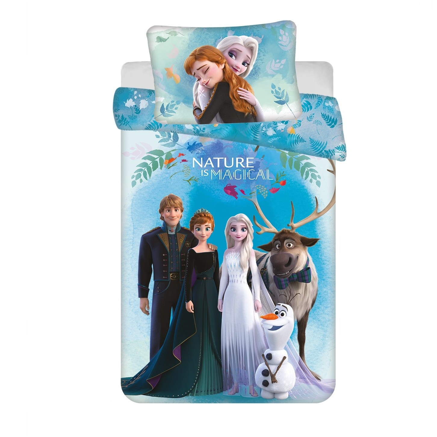 Jerry Fabrics Disney povlečení do postýlky Frozen Blue 03 baby Varianta: Disney povlečení do postýlky Frozen Blue 03 baby 100x135, 40x60 cm