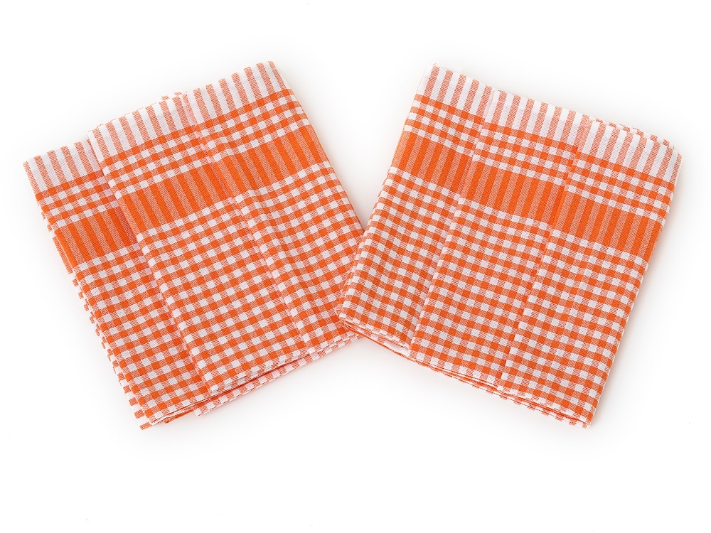 Bade Home Utěrka PAR oranžovobílá kostka 3 ks Varianta: Utěrka PAR oranžovobílá  kostka 45x65 cm  balení 3 ks