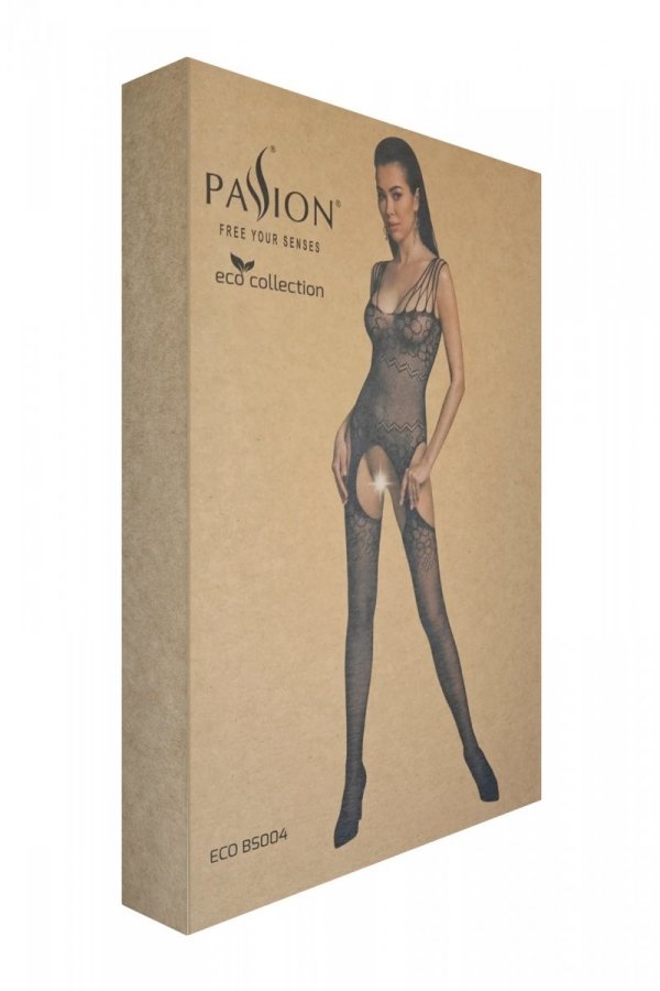 Passion ECO BS004 white - Bodystocking Barva: Bílá, Velikost: S/L (obrázek 5)