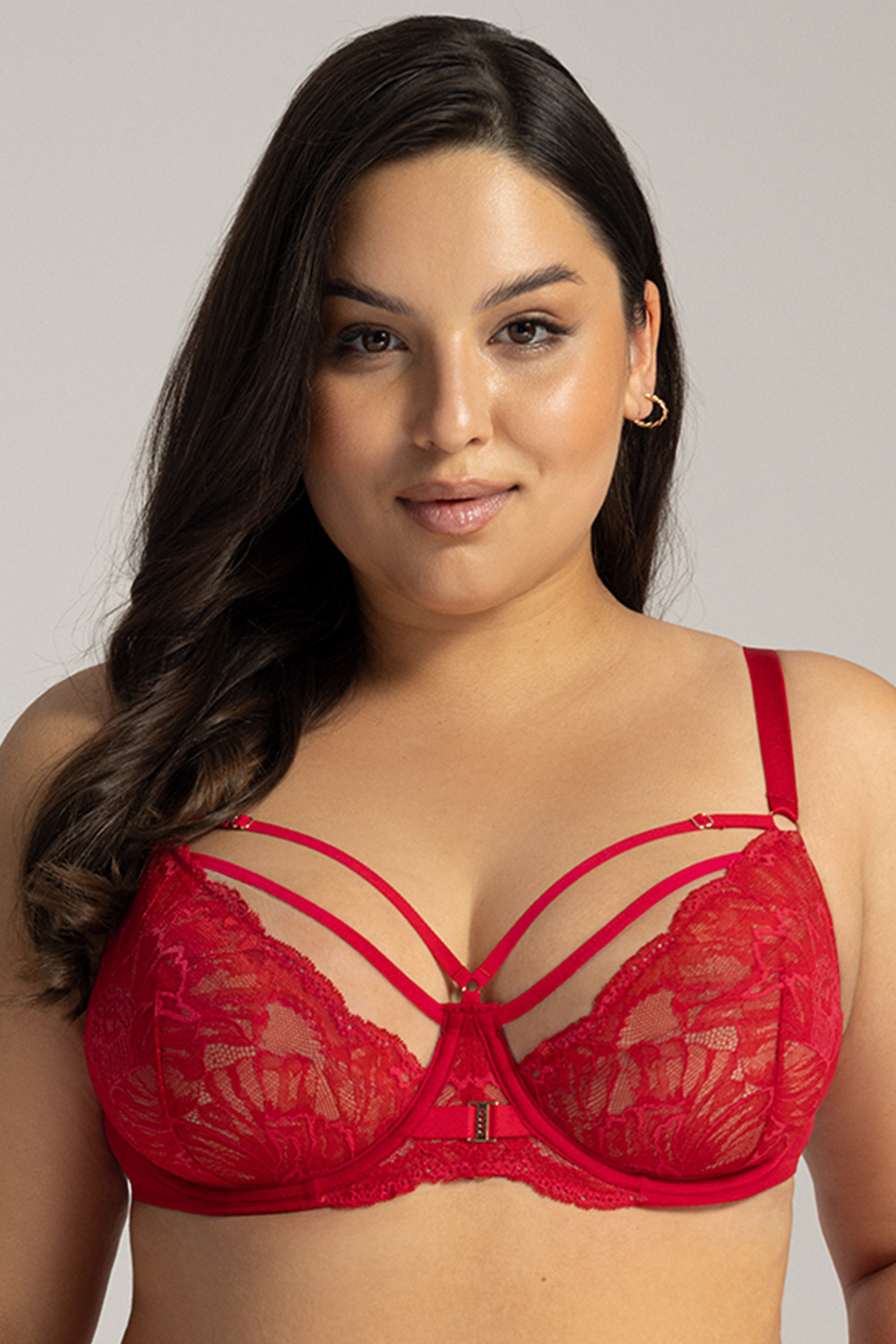 Podprsenka Ava 1824/1 Venus Barva: Červená, Velikost: 85G