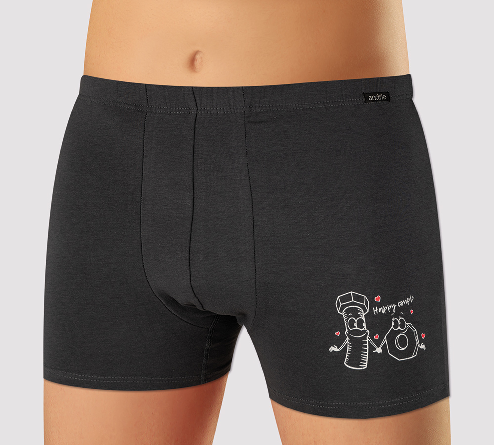 Trenýrky Andrie PS 5904 Modal Barva: Černá, Velikost: 2XL