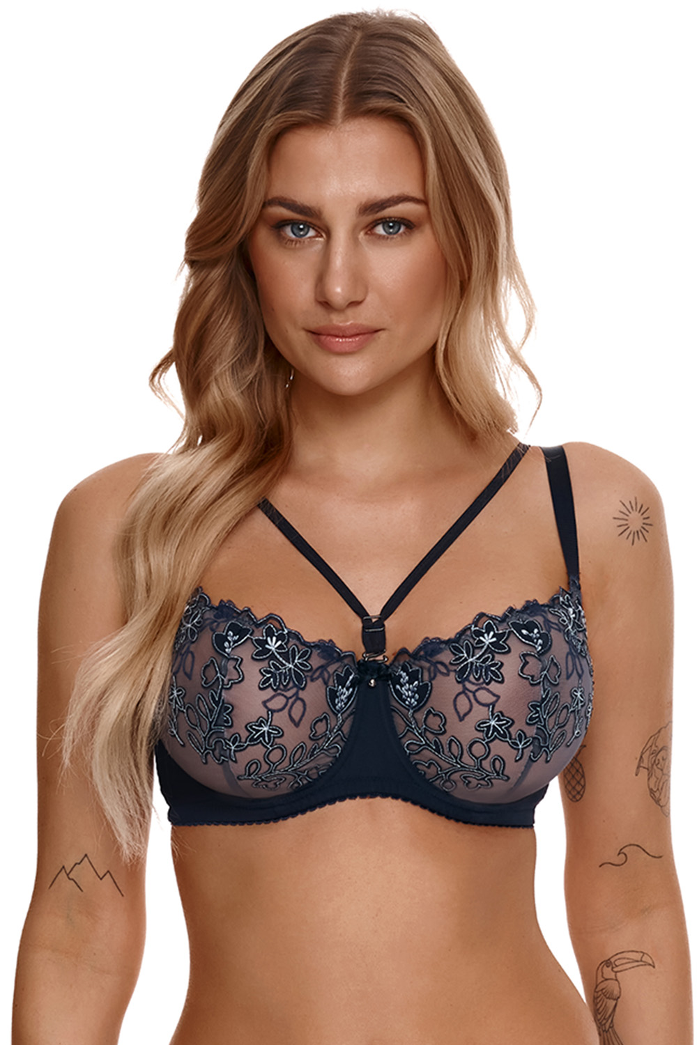 Podprsenka Lupo 2321 Barva: Modrá - tmavě, Velikost: 70E