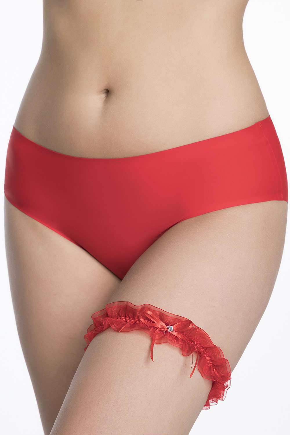 Podvazek Julimex PW-48 Andora Barva: Červená, Velikost: UNI