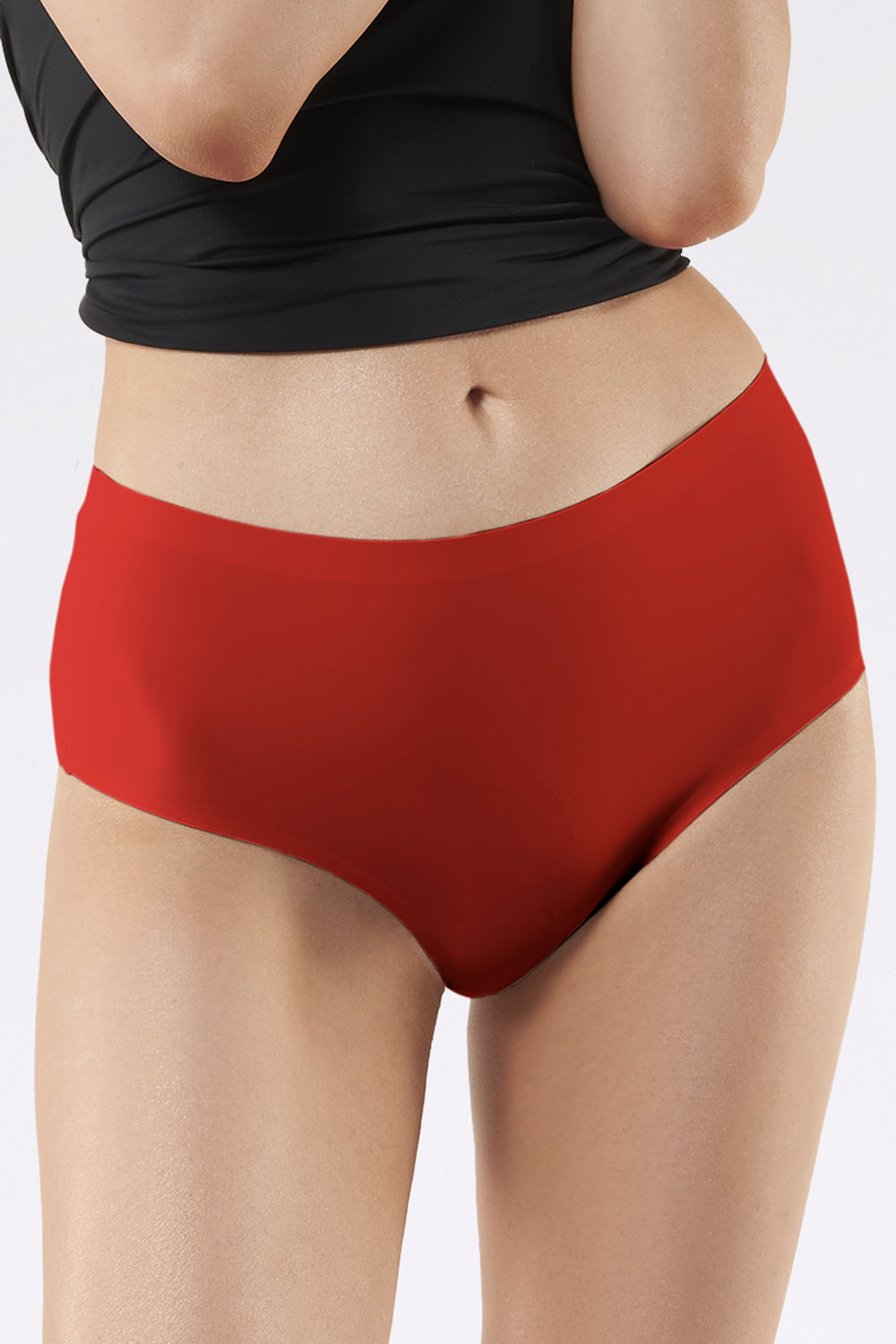 Brazilky Julimex Simple Brasil Maxi Barva: Červená, Velikost: S