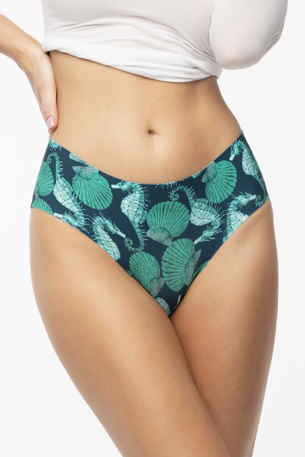 Julimex Sea Story Simple Classic kalhotky S-XL zelená-zelená S