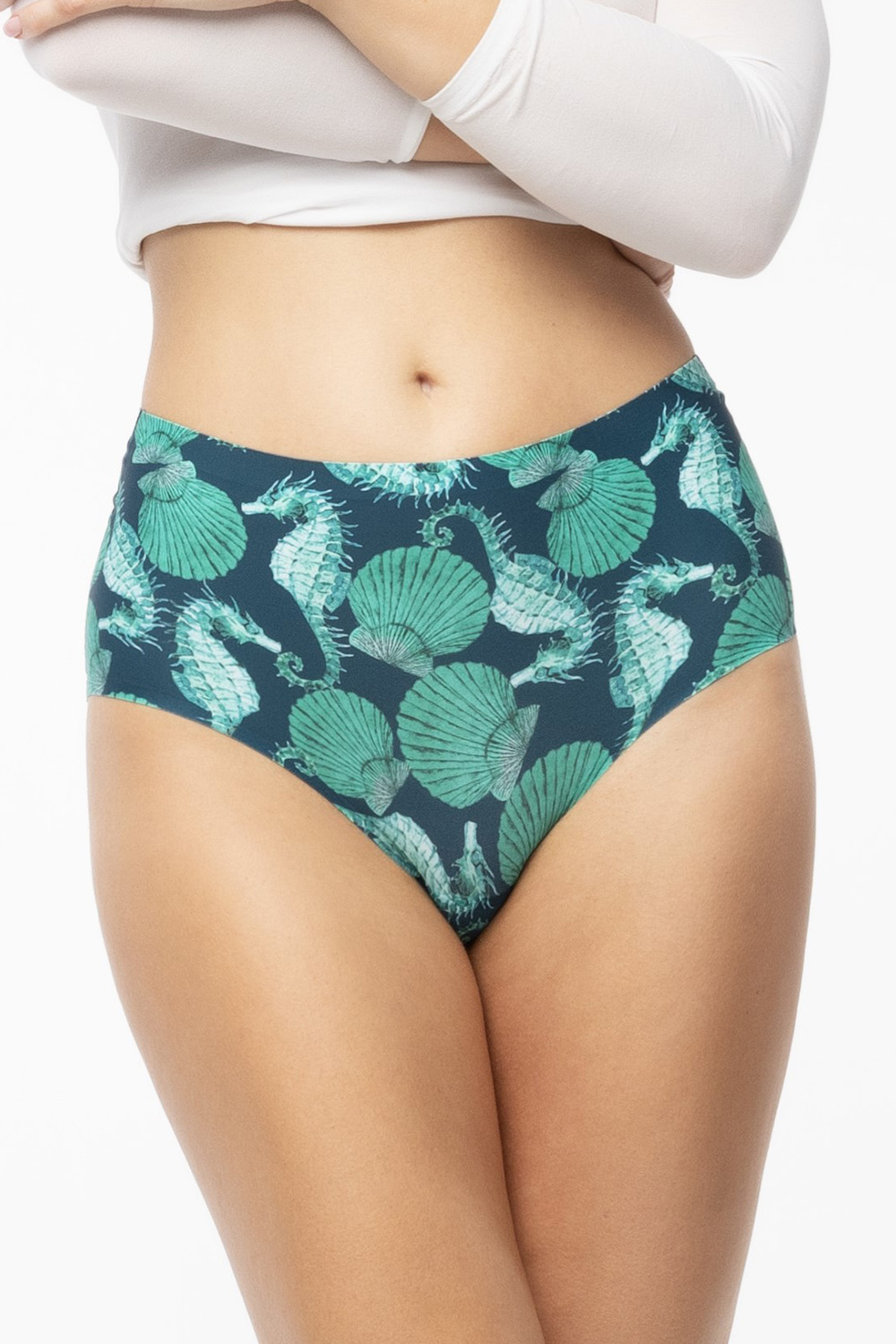 Julimex Sea Story Simple Maxi kalhotky S-2XL zelená-zelená L